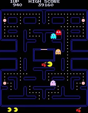 Pac-Man (Midway) screen shot game playing